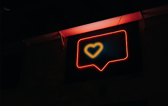 Social media like icon